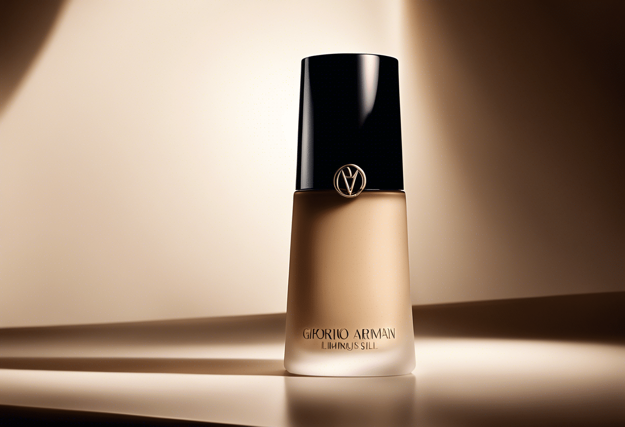 Fond de teint Luminous Silk de Giorgio Armani en action