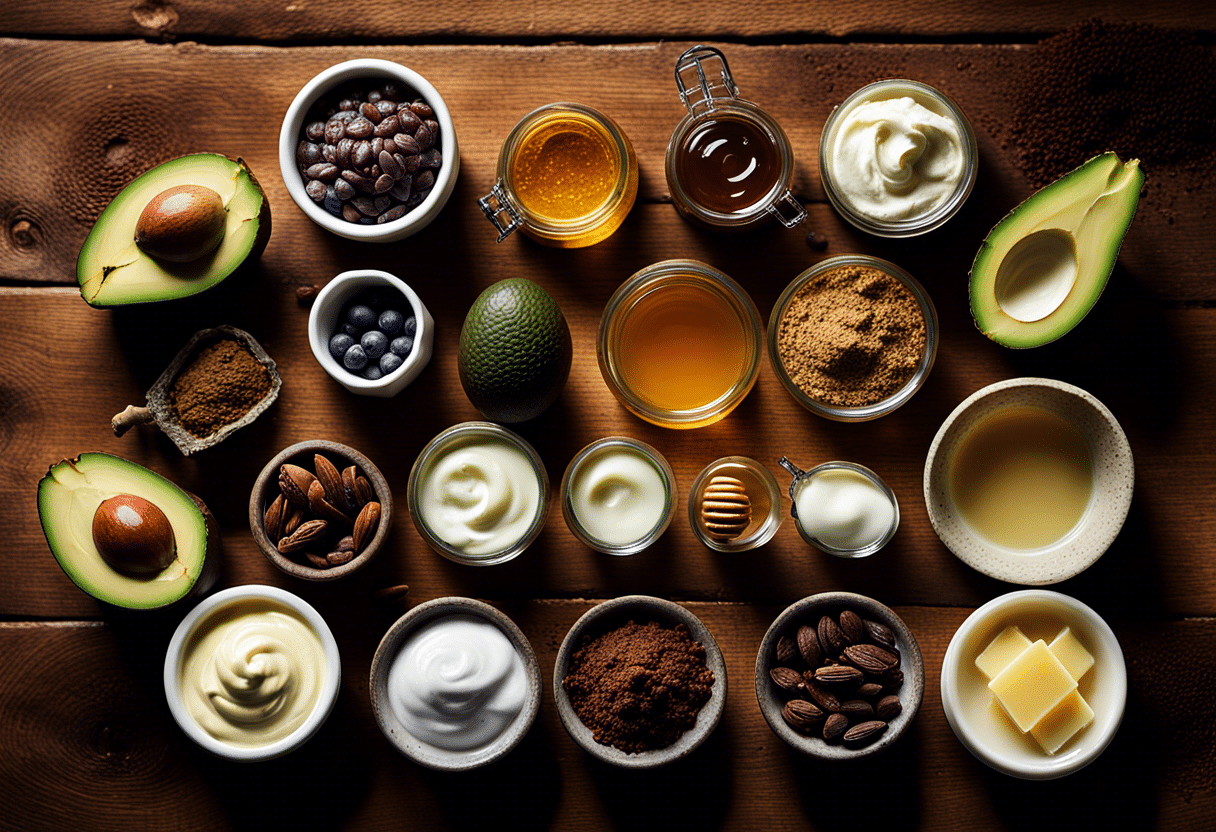 Masque fait maison pour nourrir la peau